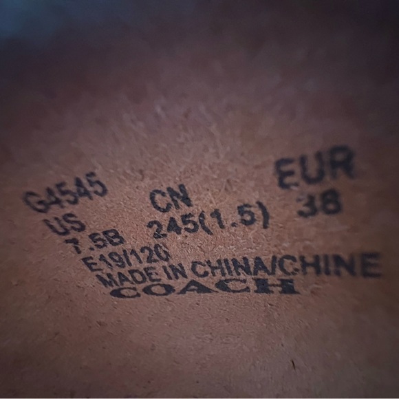 Mary Jane Flats, co-lab Coach and Tabitha Simmons. 
Size 7.5 - Picture 4 of 13